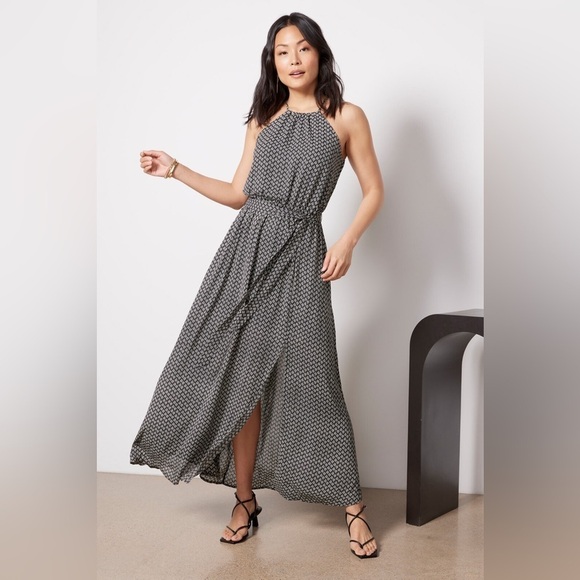 EVEREVE Jules Maxi Dress black and white size XS - Picture 3 of 10